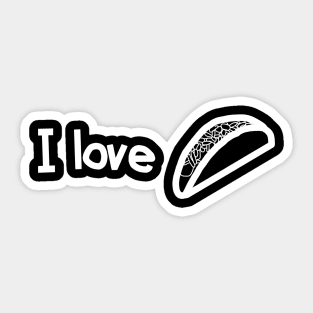 Whiteline I Love Tacos Sticker